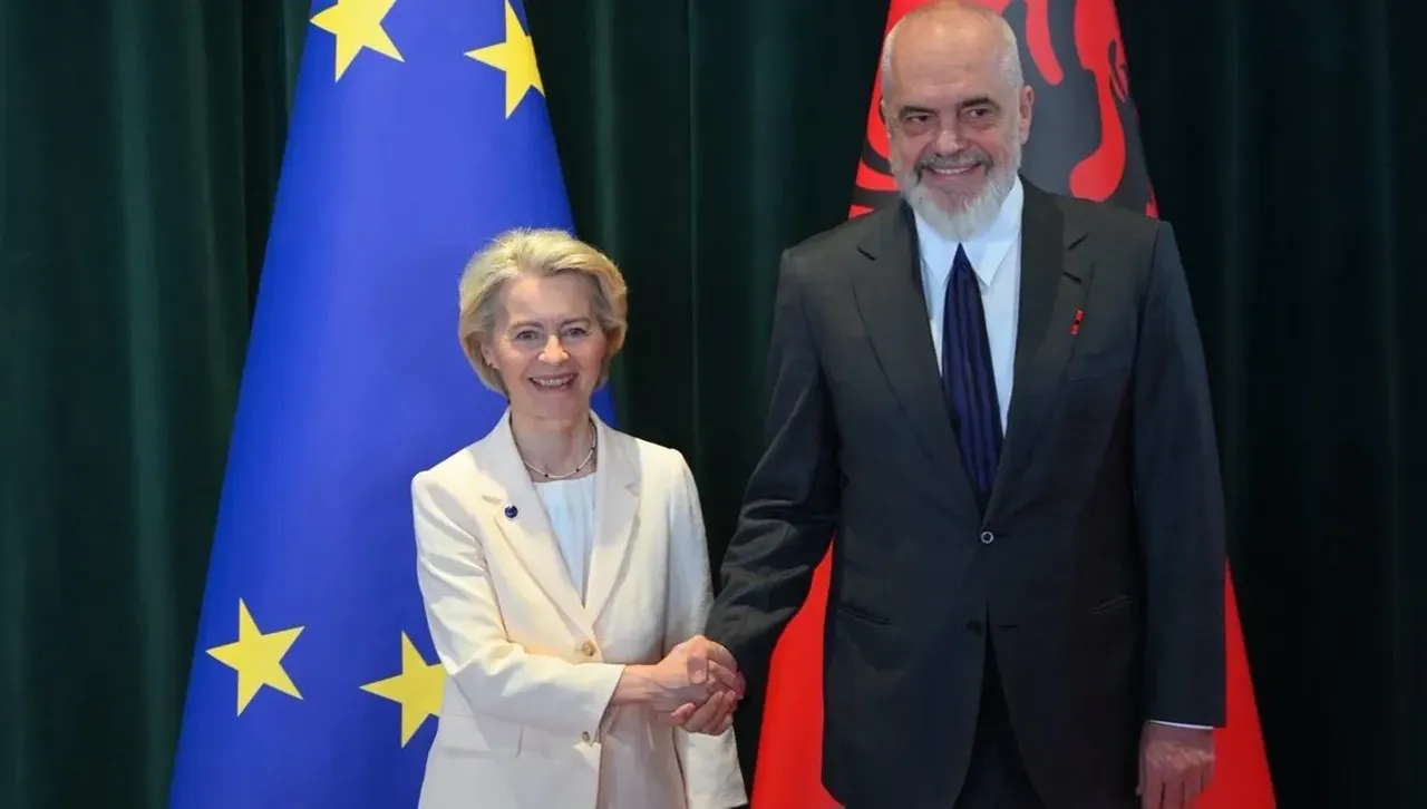 Фон дер Лайен в Албания: Това е първатата ѝ спирка от обиколката на Западните Балкани