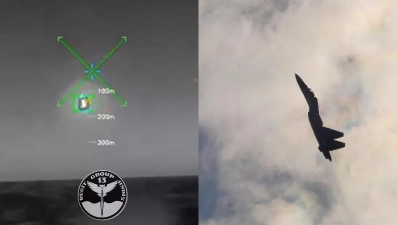 Украински дрон унищожи вражески Су-30 над Черно море
