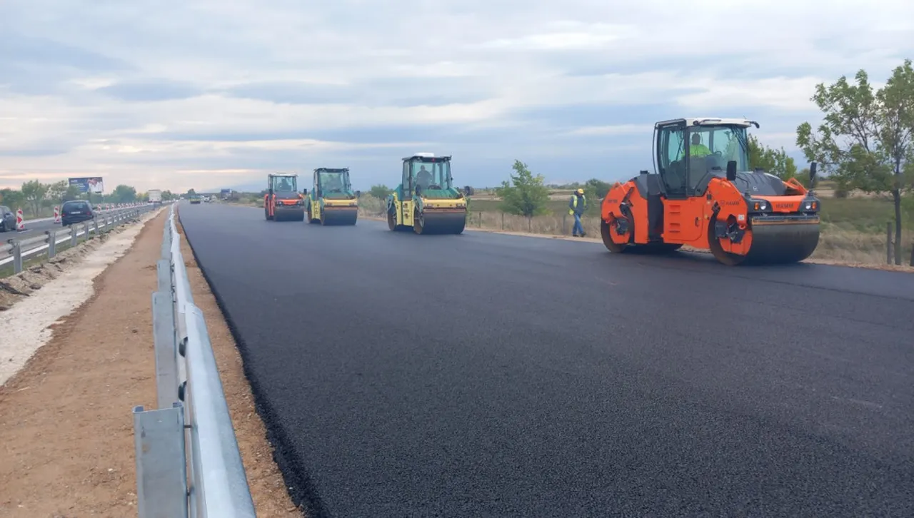 Идва края на ремонта на 8-ия км от АМ „Тракия“ в област Пазарджик