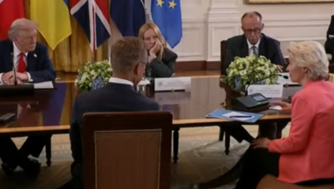 Тръмп пред европейските лидери:  Урсула фон дер Лайен е по-влиятелна от всички тук на масата