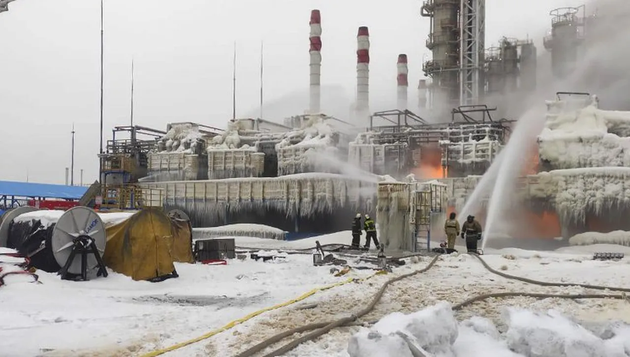 Пожар бушува на руското пристанище Уст Луга след удари на украински дронове