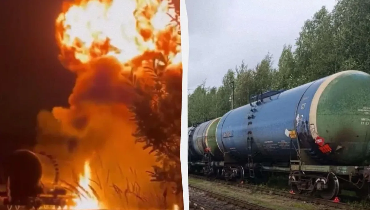 ГУР на Украйна вдигна във въздуха цистерни с гориво на руската гара "Твер" 
