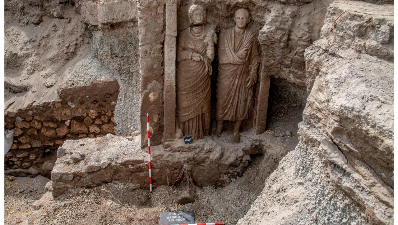 В Помпей откриха за първи път гробница на жрица на известна римска богиня 
