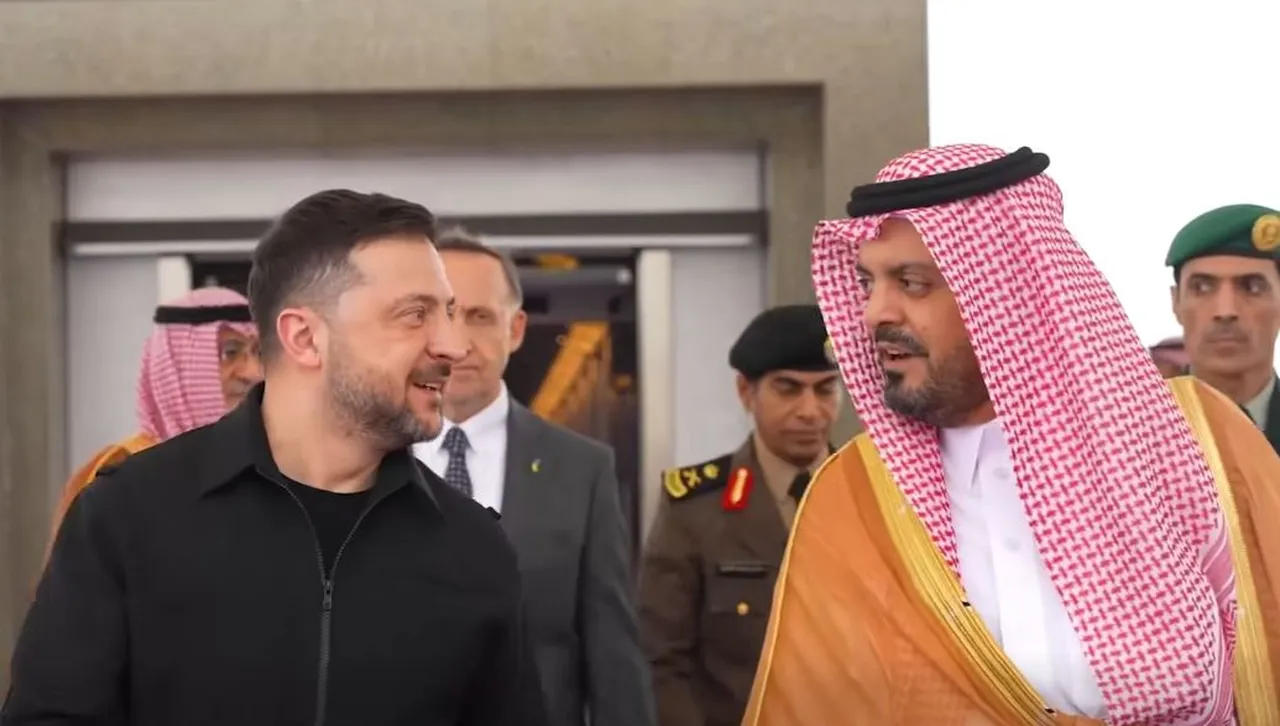 Володимир Зеленски пристигна изненадващо в Саудитска Арабия
