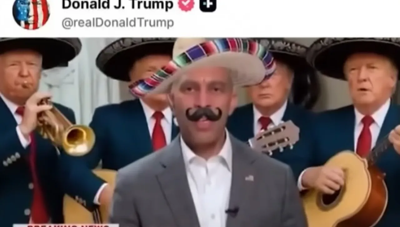 Доналд Тръмп със сомбреро! Психичното му здраве е под въпрос