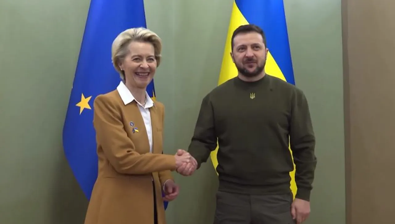 Фон дер Лайен поиска обяснение от Зеленски за нов закон в Украйна, свързан с корупцията