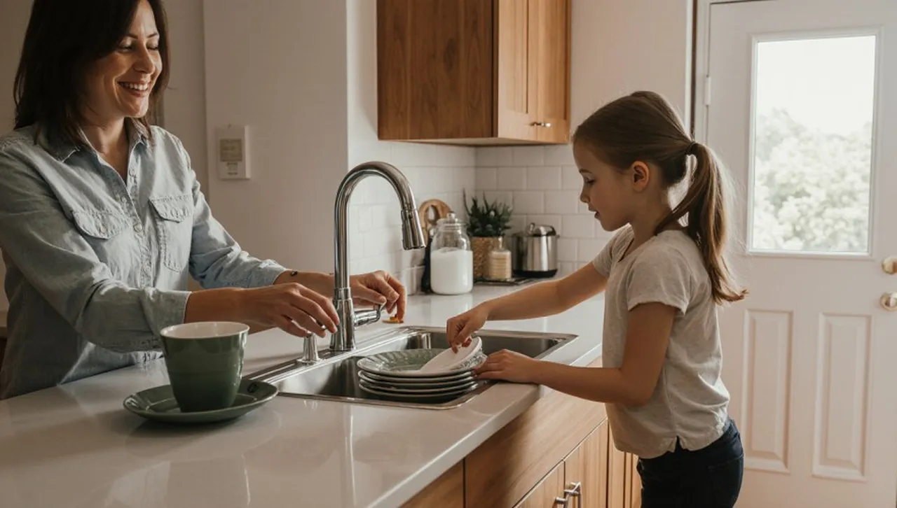 Харвард: Децата, които помагат вкъщи, са по-успешни и по-щастливи