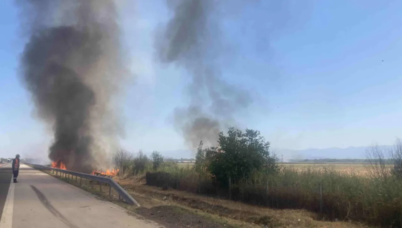 Опасен обрат в ситуацията с пожара край 86 км. на АМ "Тракия"