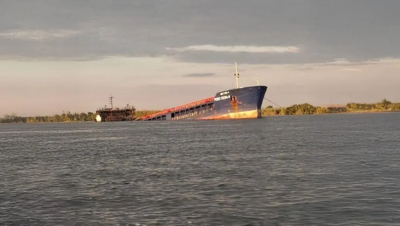 Украйна унищожи руския кораб Port Olya-4 с нова доставка на дронове Shahed