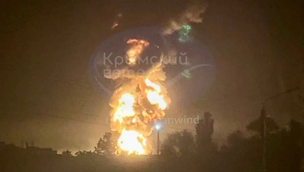Украйна порази най-големия петролен терминал в Крим, избухна масивен пожар