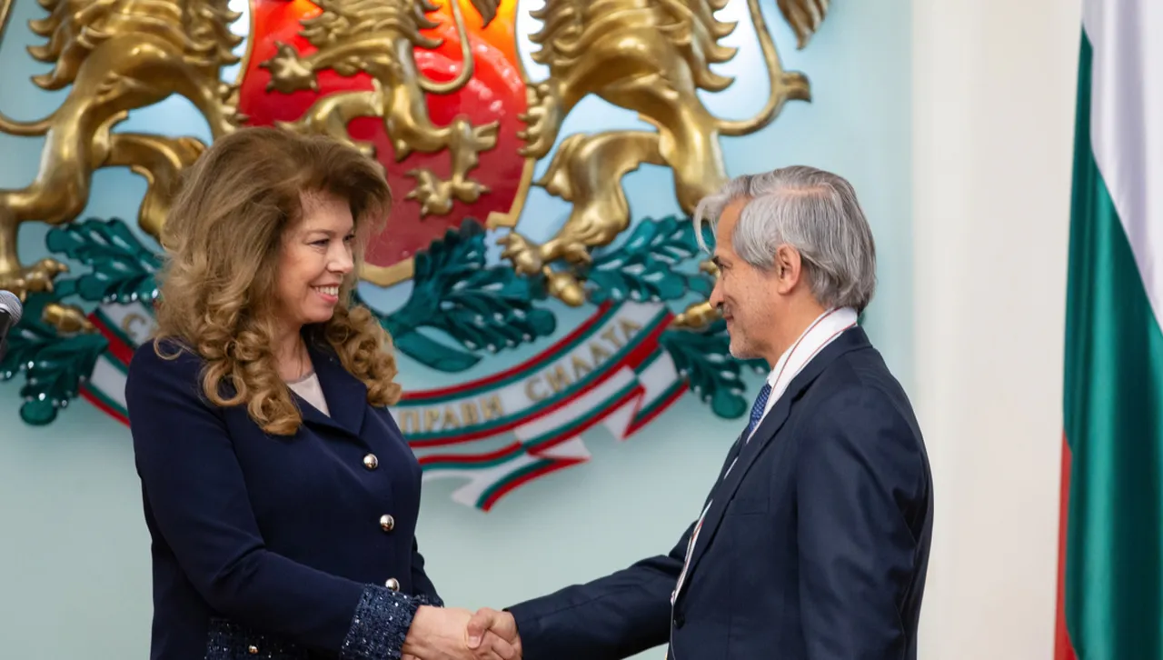 Президентът връчи орден "Мадарски конник" I степен на аржентинския посланик