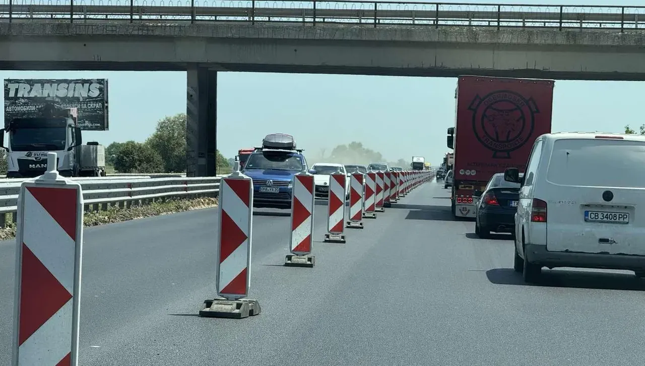 Ограничения за пътуващите по автомагистрала "Тракия"
