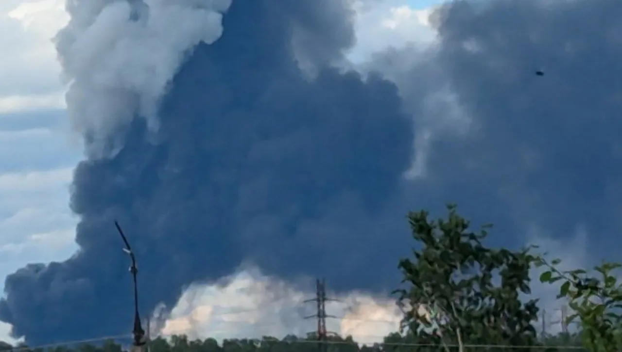 Униан: Дронове поразиха рафинерия на Лукойл във Волгоград, избухнаха пламъци