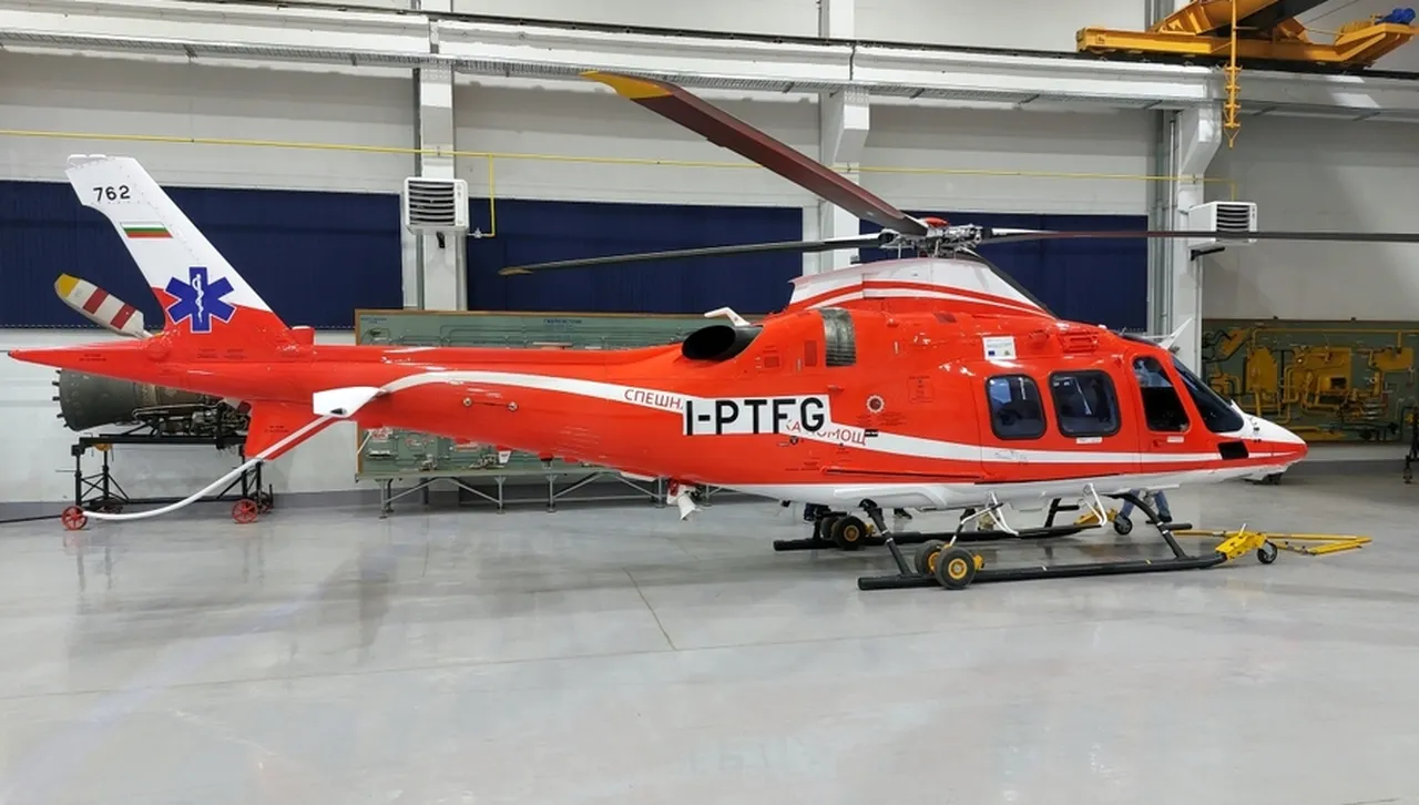 В България пристигна четвъртият хеликоптер за спешна медицинска помощ 