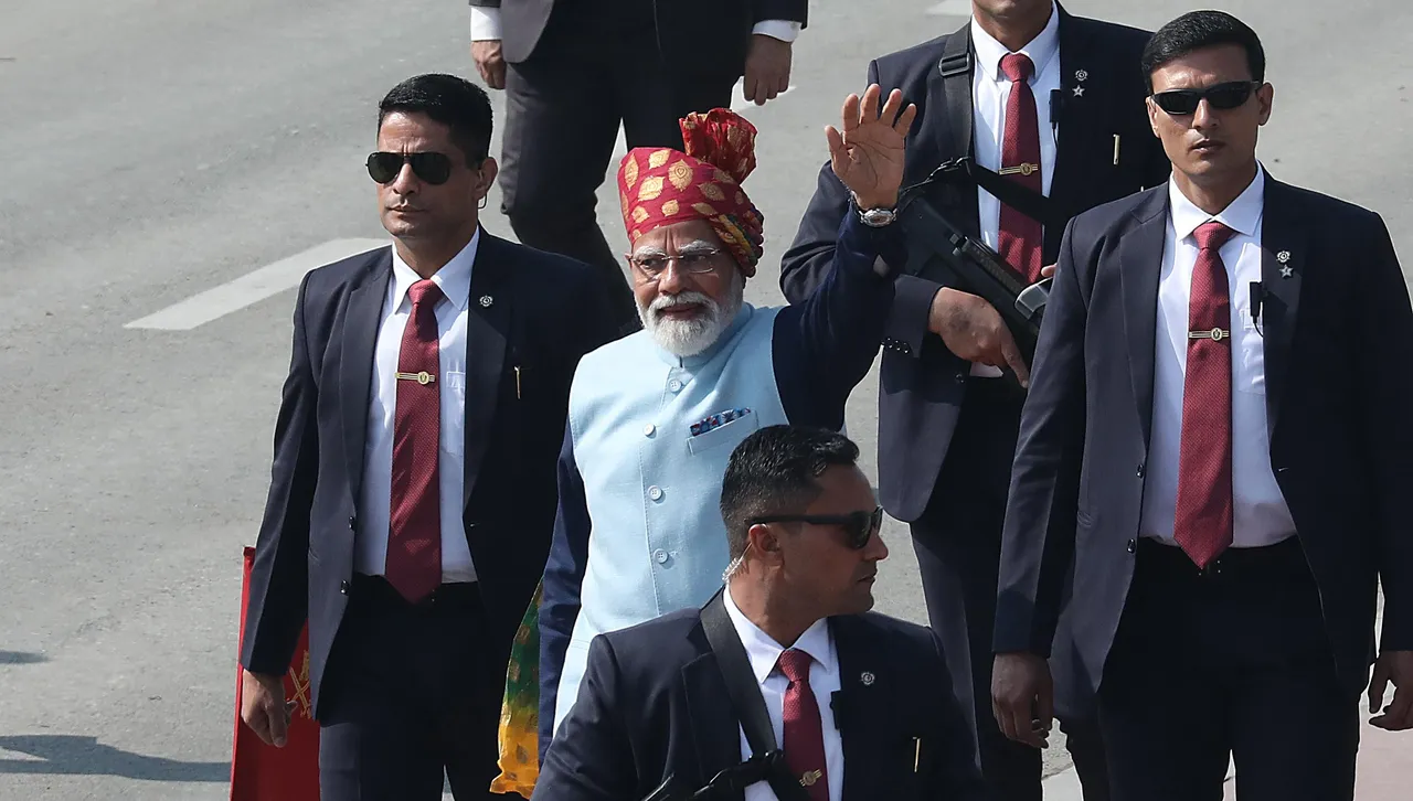 През финансовата 2024–2025 година общата търговия на Индия със стоки