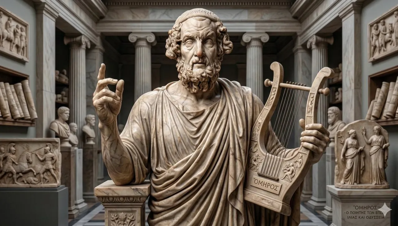 Бил ли е Омир внук на Одисей? Древна легенда свързва поета с героя от Троянската война