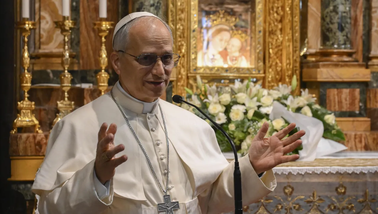 Папа Лъв Четиринадесети който е първият папа роден в САЩ