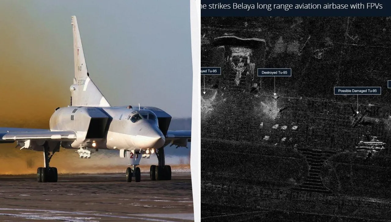 Ударът по руската авиобазата „Белая“: появиха се сателитни снимки на унищожени самолети