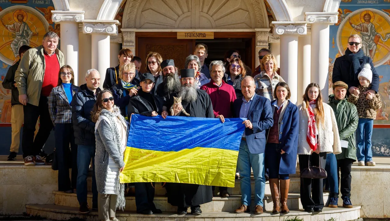 Дипломати гостуваха на Гигинския манастир - българската обител, дала глътка спокойствие на украински деца далече от фронта