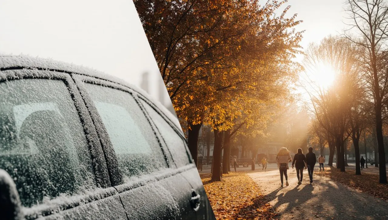Температурен шок във вторник: Ледена сутрин с мраз до -2°, последвана от топъл следобед до 20°