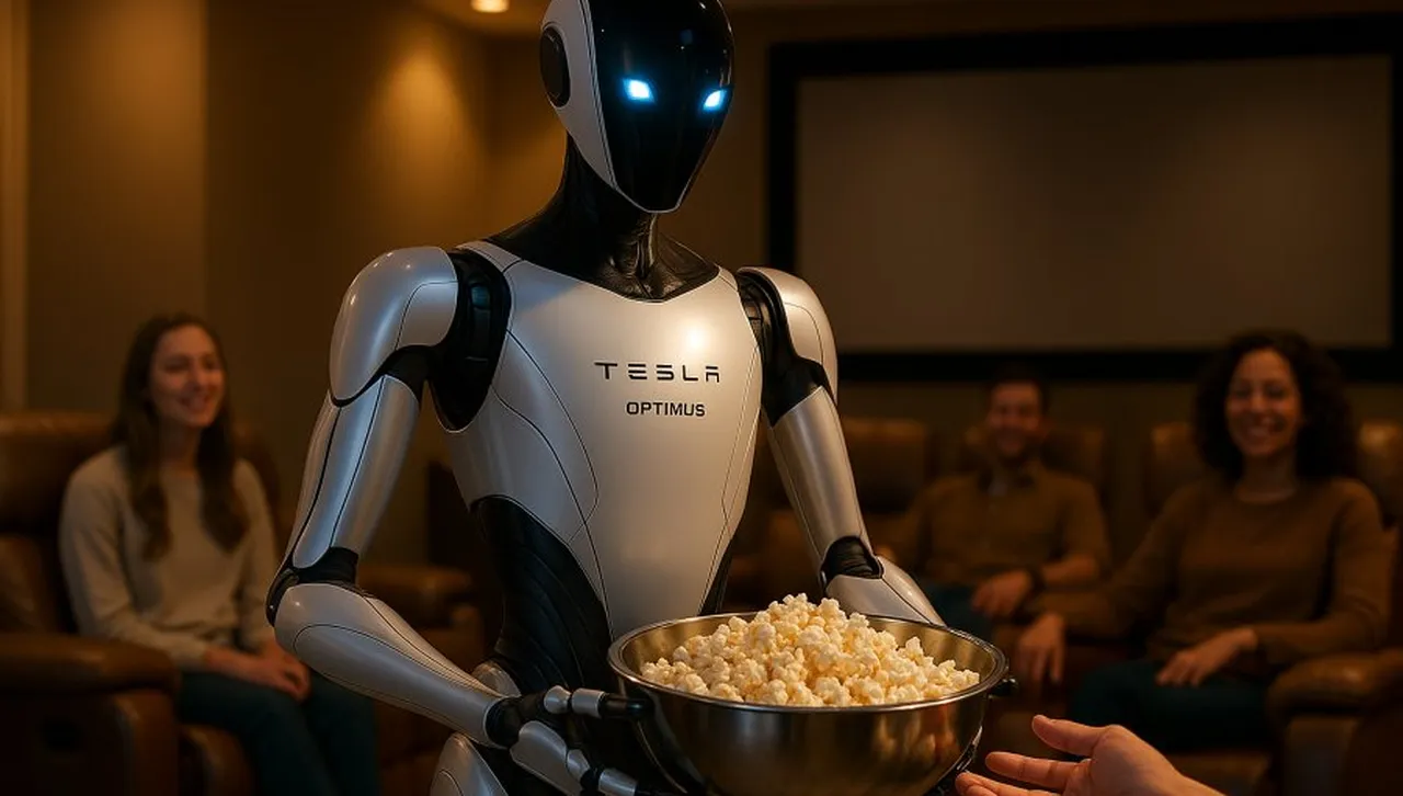 Роботите на Мъск влизат в ресторантите: Optimus сервира в Tesla Diner