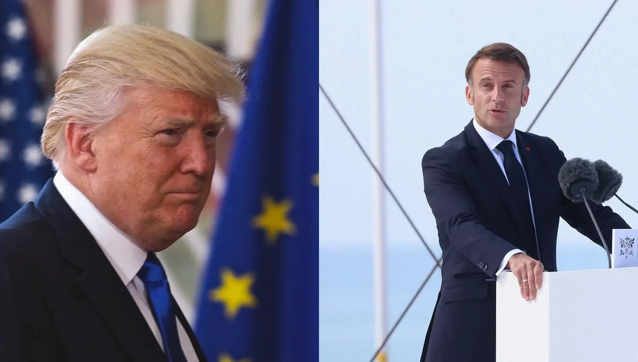 Макрон: Тръмп заяви, че въпросите за територия ще се решават само с Украйна