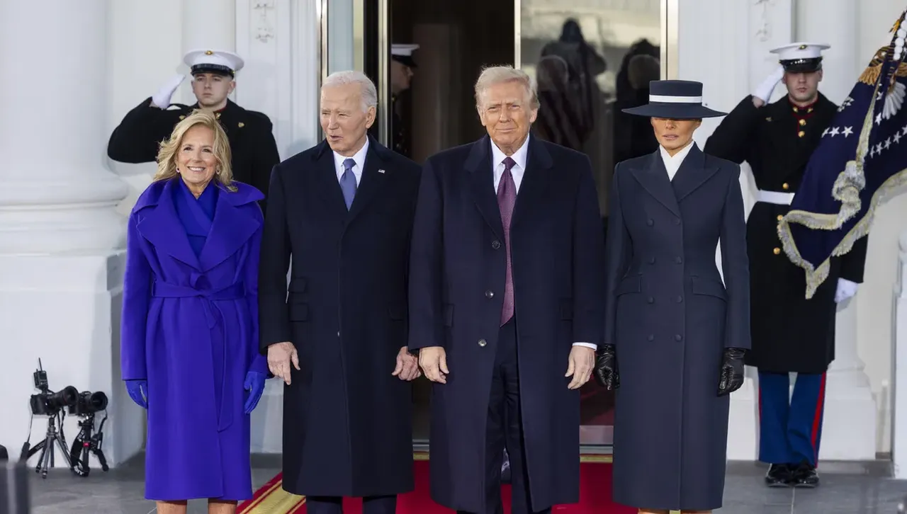 Тръмп и Байдън са в една лимузина, на път за церемонията в Капитолия  