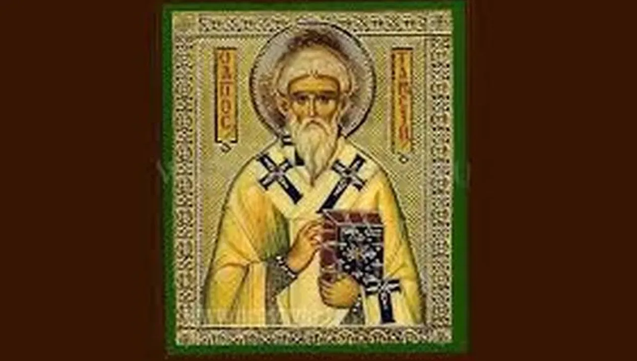 Палим свещ за епископ Тарасий Константинополски - светец, лекувал и след смъртта си