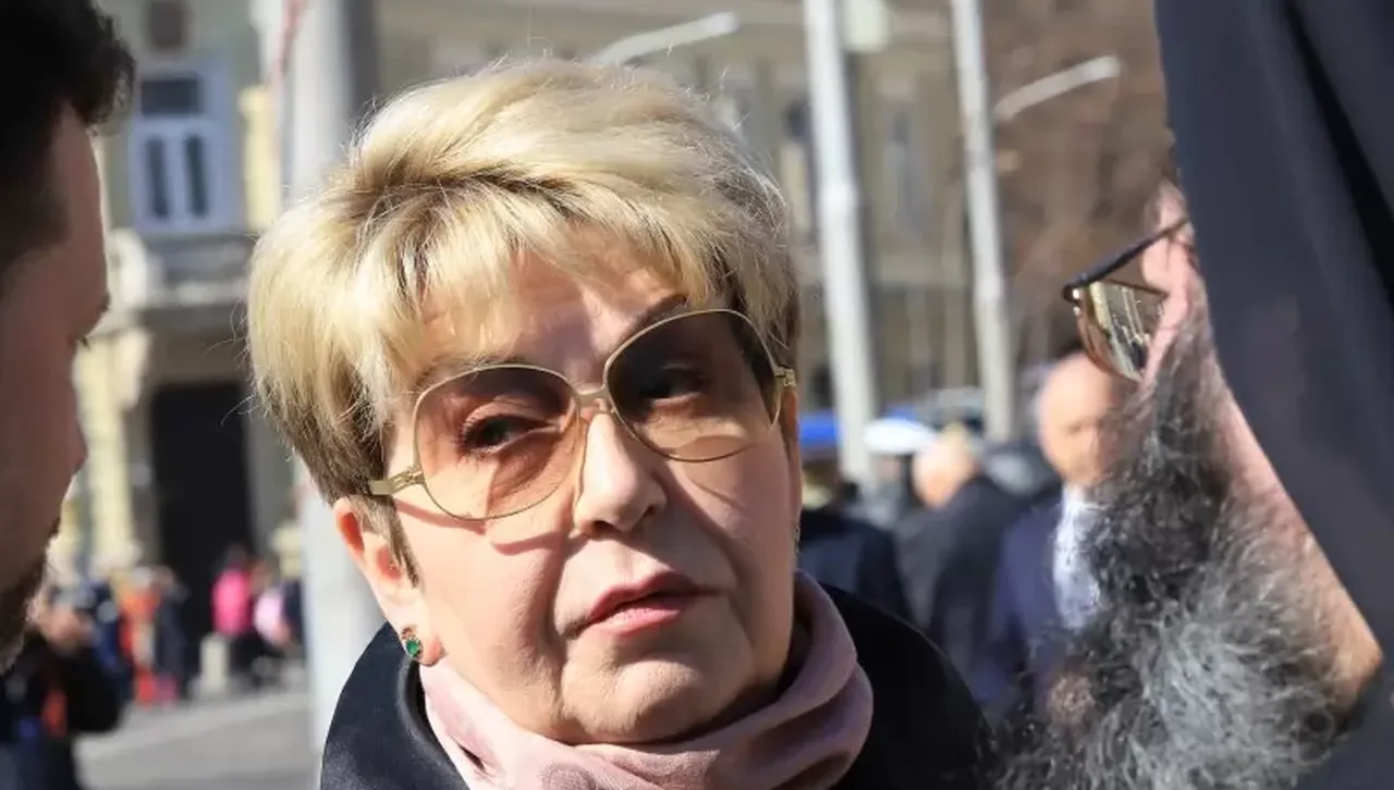  Митрофанова с хулиганска проява пред НДК, нападнала активисти на ДСБ, снимала ги