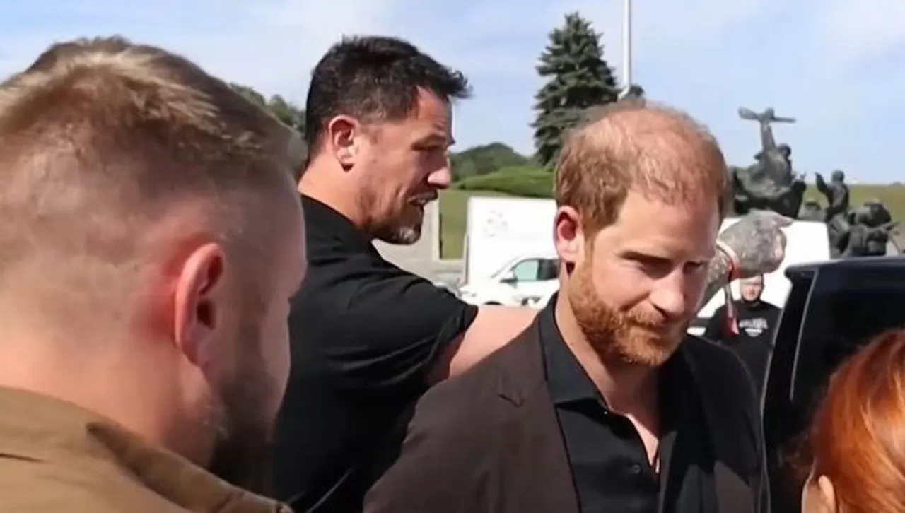 Принц Хари се срещна с пострадали от войната в Украйна, в град Лвив