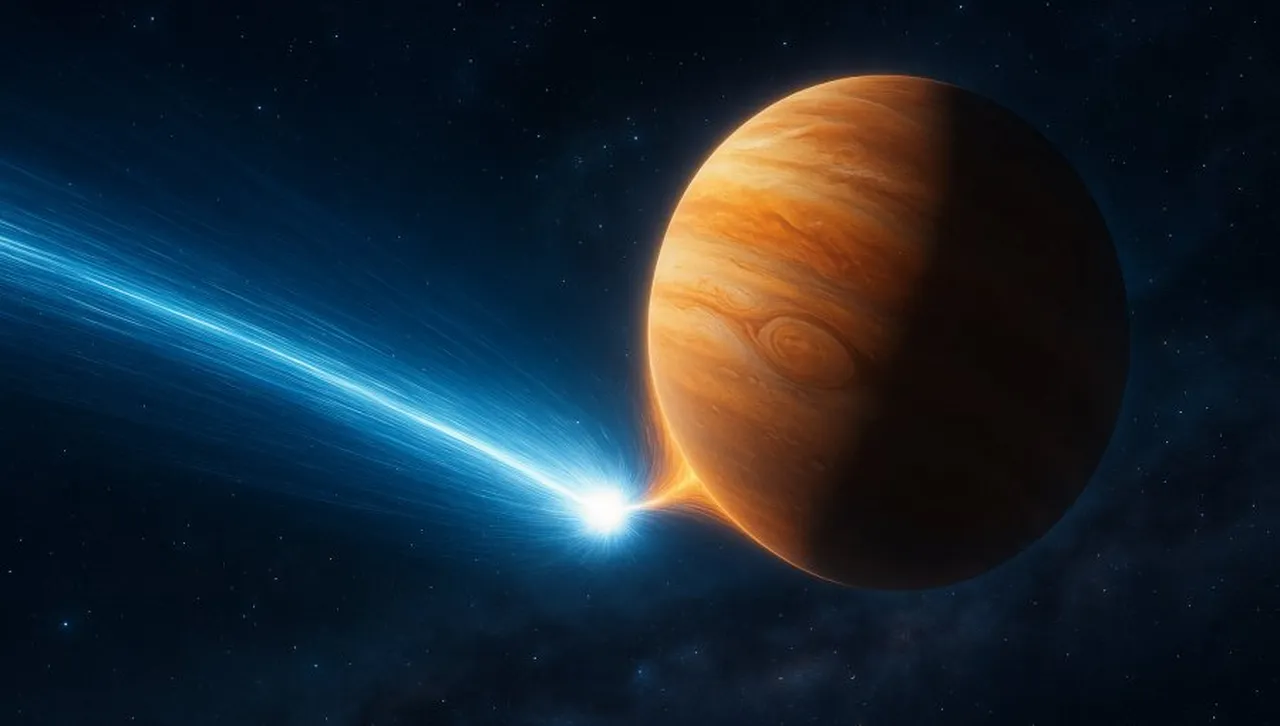 Планета и звезда беглец в небесен танц: откритие със скорост 1.9 млн. км/ч