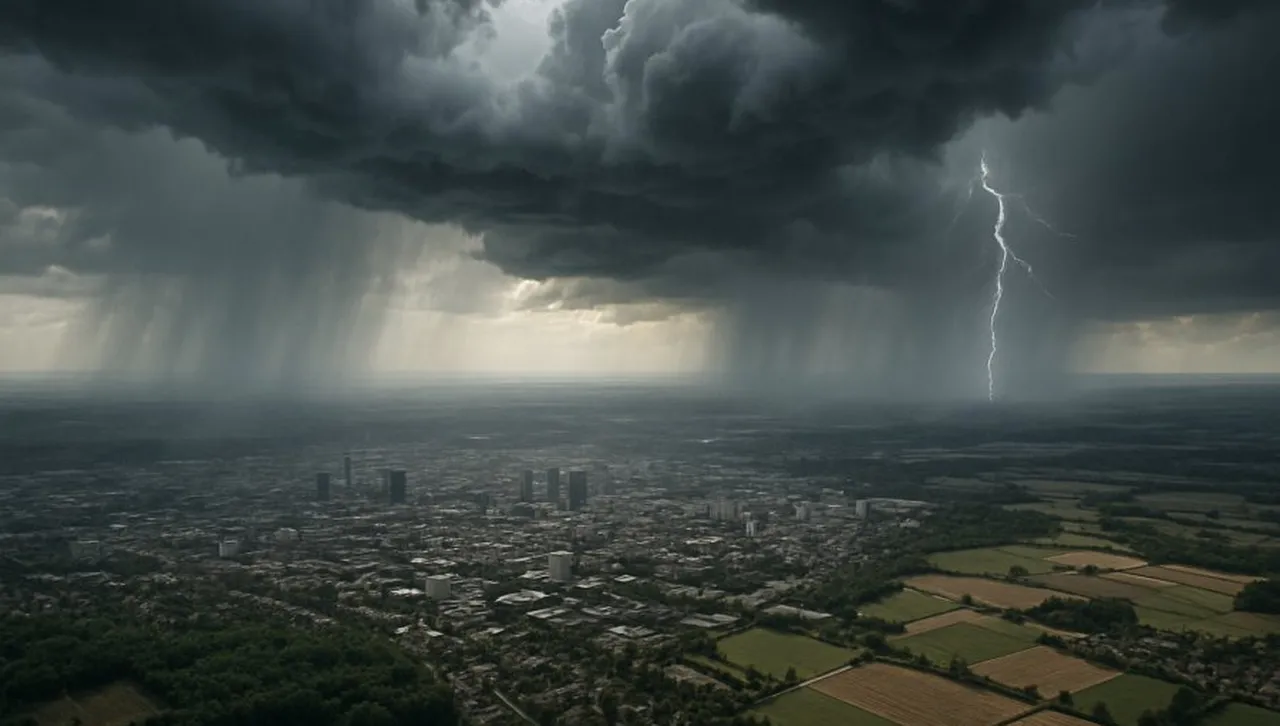 Очаква ни по-хладен и бурен вторник: дъжд, гръмотевици и опасност от градушки