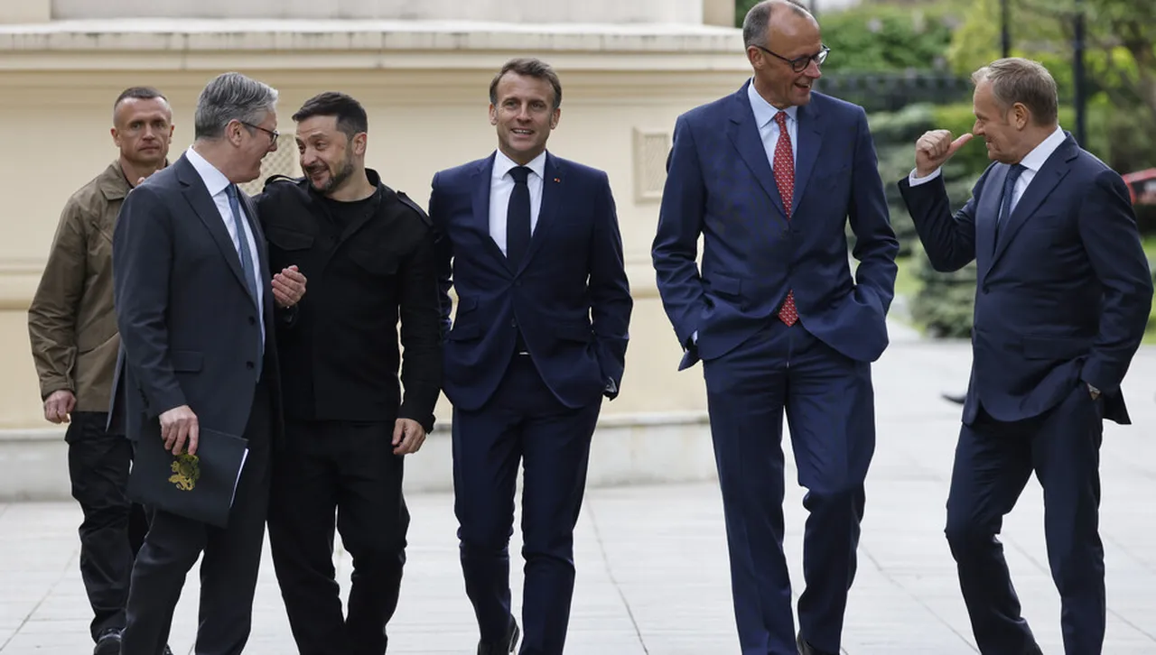 Какво си казаха лидерите на Украйна, Германия, Франция и Великобритания за плана на САЩ за войната?