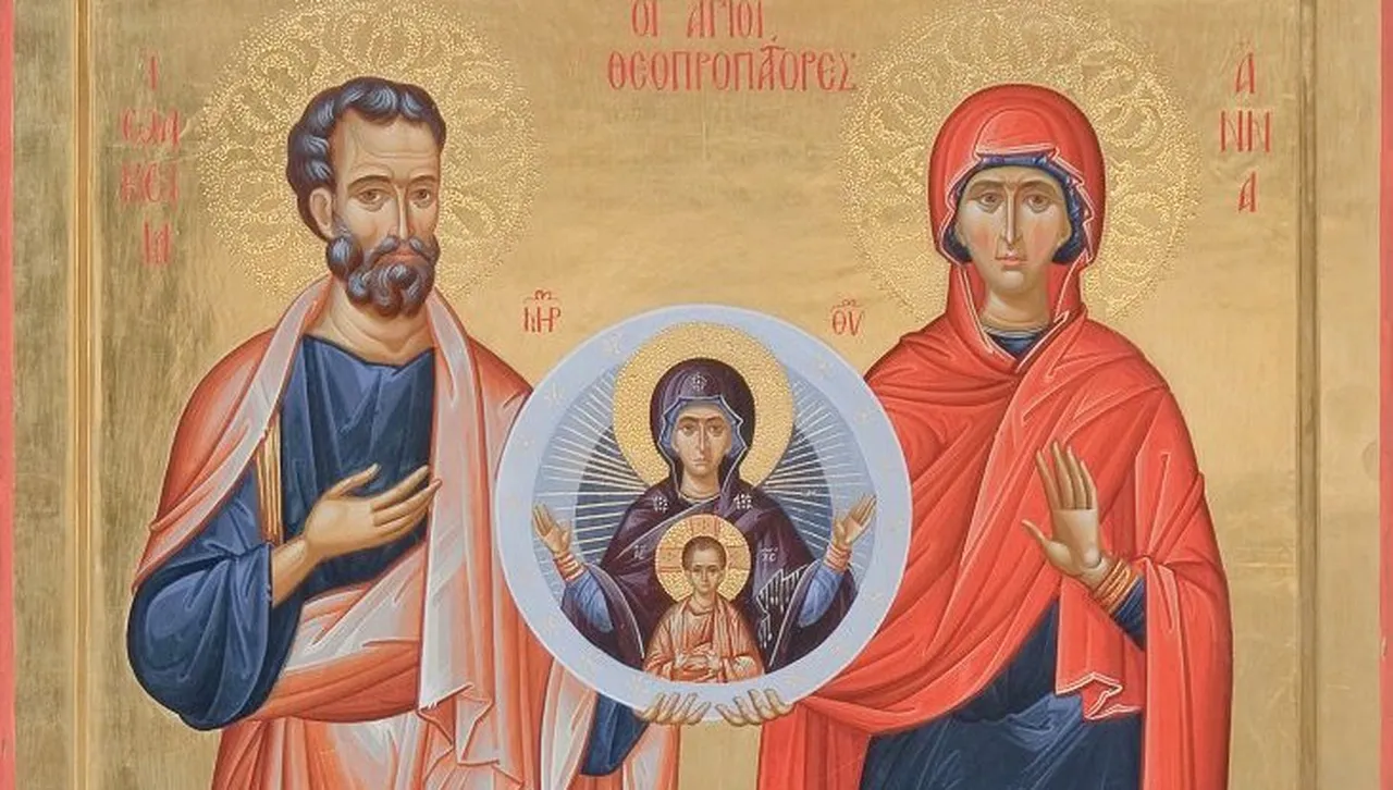 Църквата почита днес свети праведни богоотци Йоаким и Анна