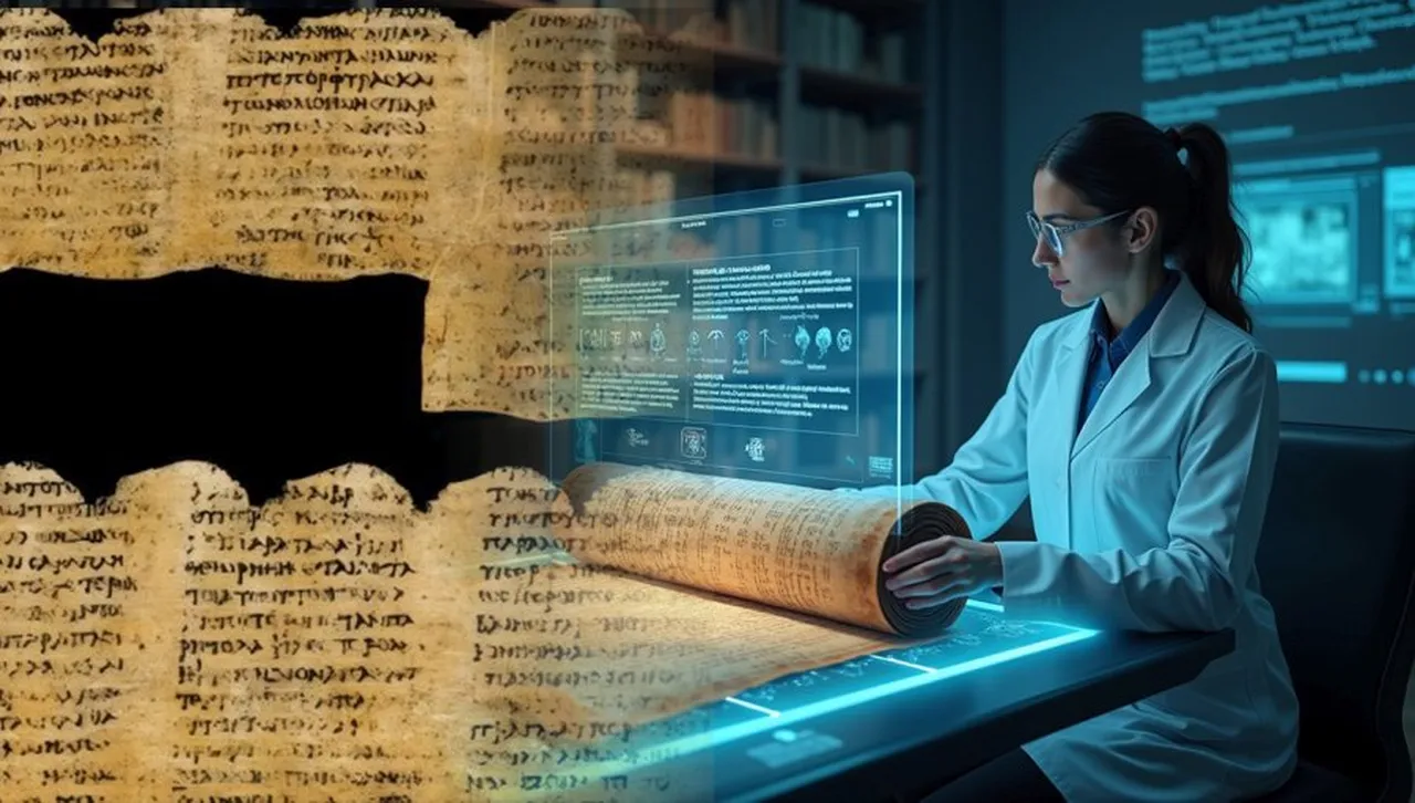 AI възкресява знание от Херкуланум, погребан от Везувий преди 2000 години