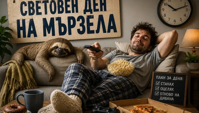 Днес е Световният ден на мързела -  просто не правете нищо?