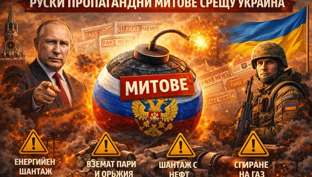 Руската пропаганда и 4 мита от енергийната война срещу Украйна