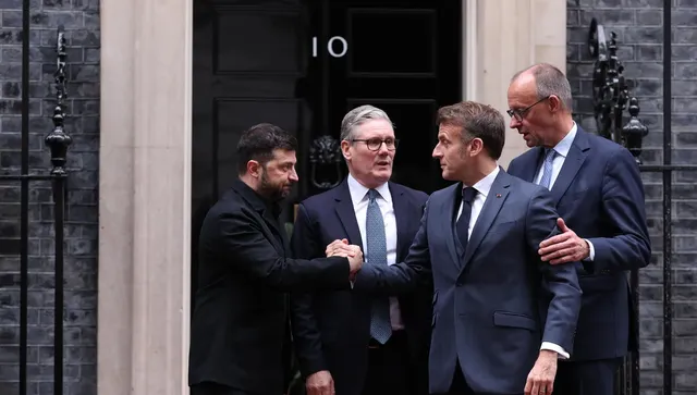 Зеленски, Стармър, Мерц и Макрон съставиха обща позиция в дипломацията със САЩ за Украйна