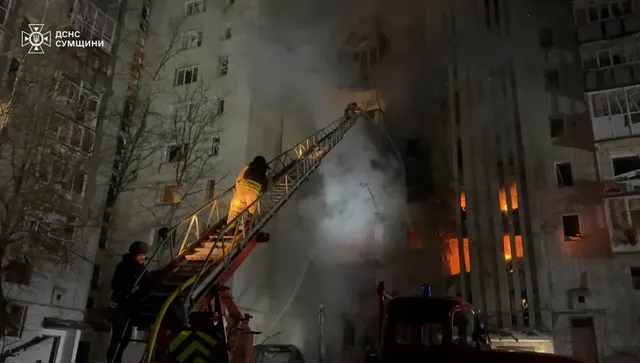 Рушителни руски удари срещу украинските Сумска област и Одеса - има убити