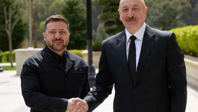 Зеленски се срещна с Алиев в Азербайджан