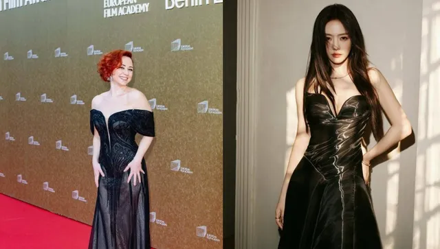 Тоалети на Деси Тошева - на два червени килима на два континента 