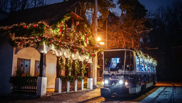 Коледна магия в София: Къщичката на сп. „Вишнева“ грейна в украси и светлини  