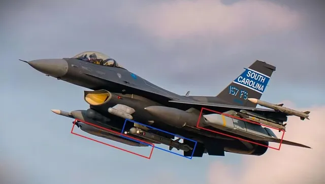 Сигнал към Иран: САЩ показаха F-16 с мощен ударен и електронен арсенал