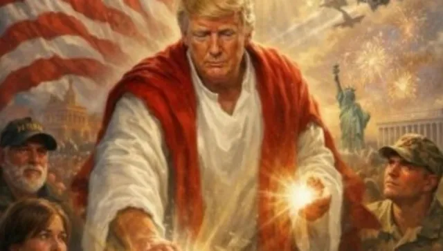 Тръмп свали пост със свое изображение в образа на Исус след вълна от възмущения