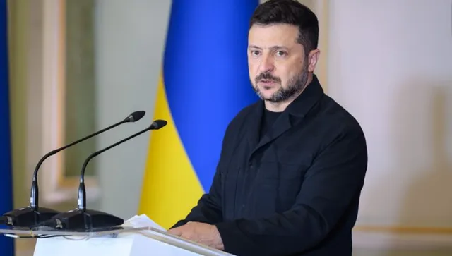 Премахнаха флага на Украйна от центъра на Прищина след изявление на Зеленски за Косово