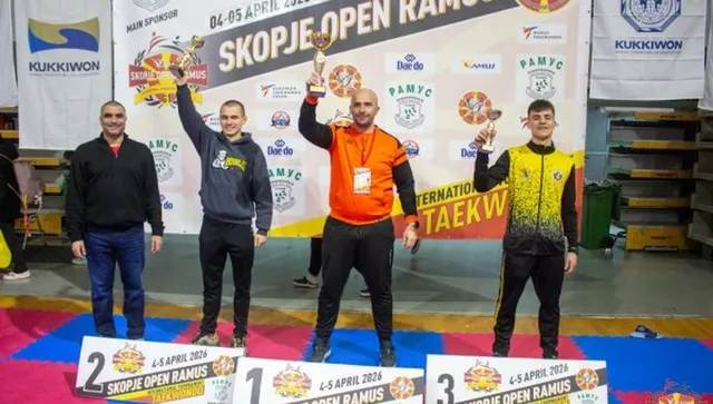 Блестящо представяне на родните таекуондисти: 29 медала на Skopje Open Ramus 2026 