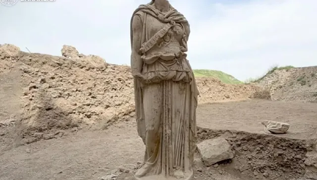 Археолози откриха 2-метрова статуя на богинята Атина в библейски град