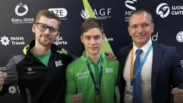 Давид Иванов грабна златото на Световно състезание по спортна гимнастика