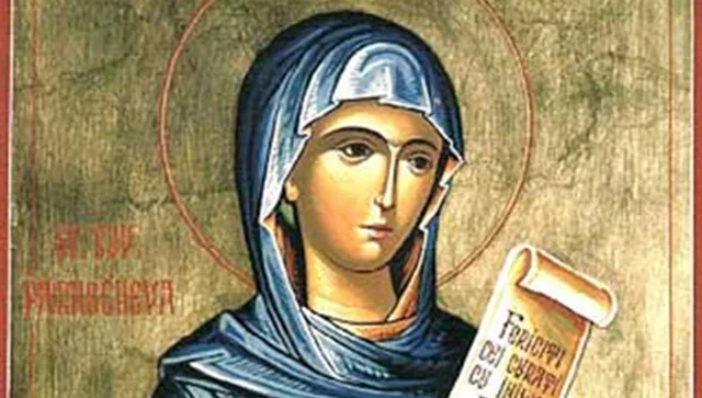 Почитаме света Параскева Римлянка - преподобномъченицата, описана от св. патриарх Евтимий