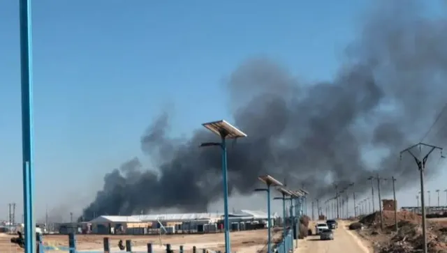 Избухна пожар по газопровод в Сирия, предположенията са за саботаж 